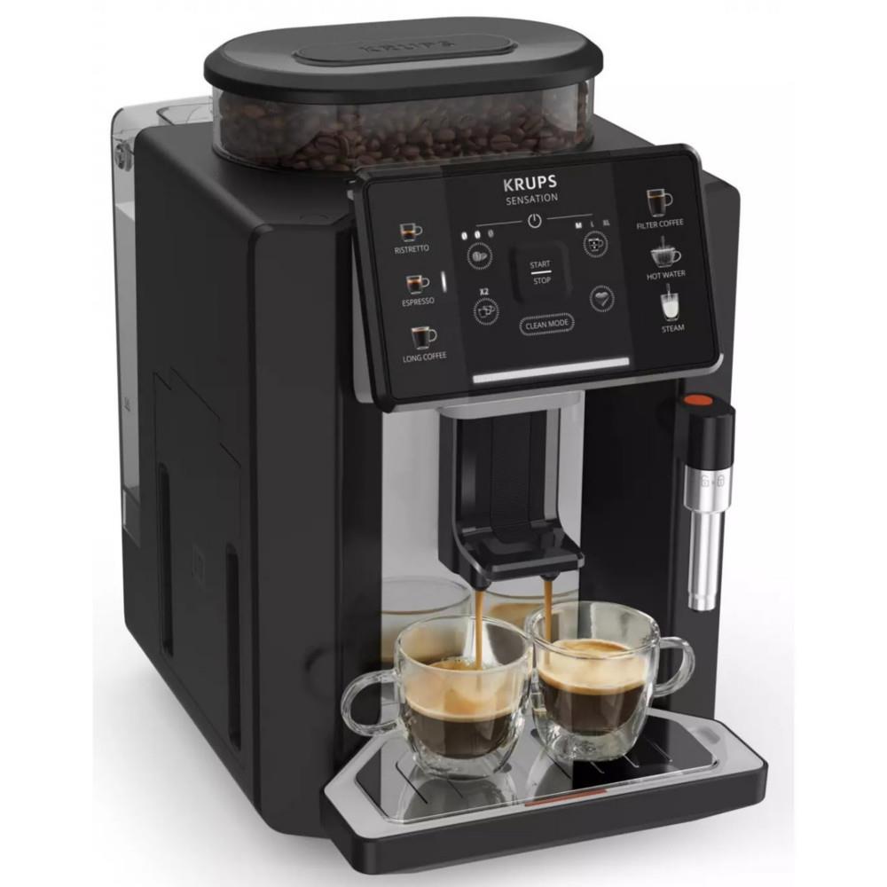 Machine � caf� Krups Sensation Expresso pour grains - Noir