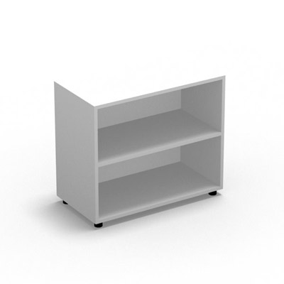 Armoire Rio sans porte H.71 x L. 80 x P. 40,7 cm dcor blanc neige - quipe d'1 tablette