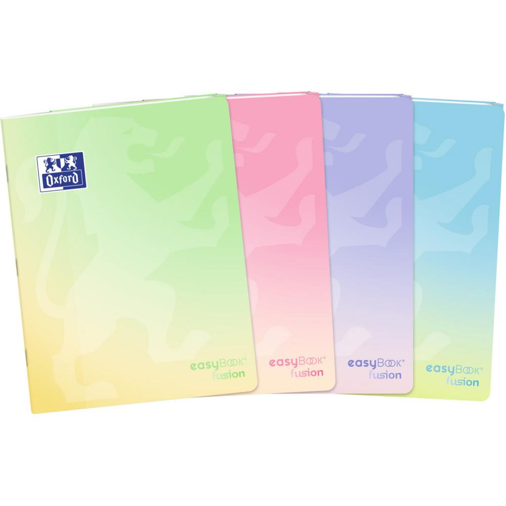 Cahier EasyBook Oxford Fusion 24 x 32 cm - 96 pages - Seyes - Couleur pastel