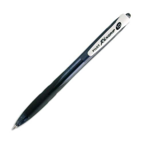 Stylo bille Pilot Begreen Rexgrip - R�tractable - pointe moyenne - noir