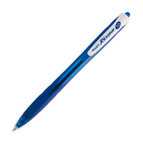 Stylo bille Pilot Begreen Rexgrip - R�tractable - pointe moyenne - bleu
