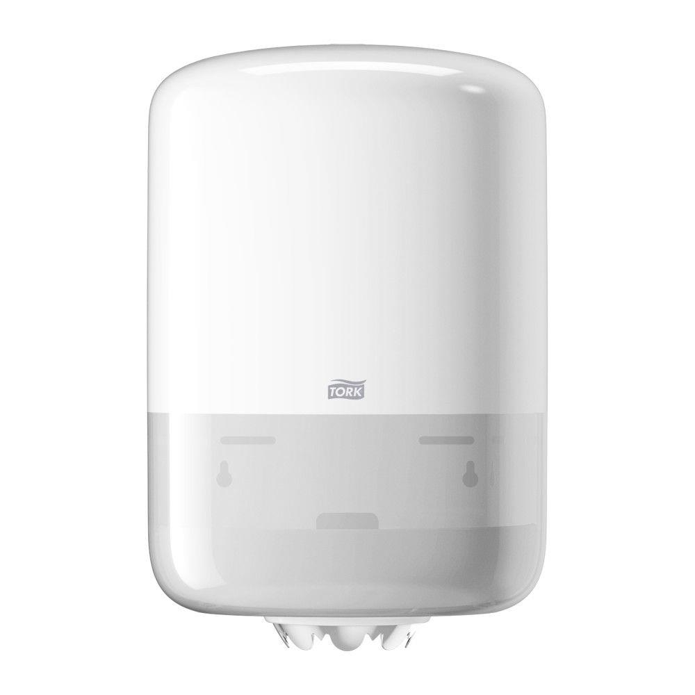 Distributeur d'essuie mains  dvidage central Tork M2  - pour maxi bobines - en abs blanc
