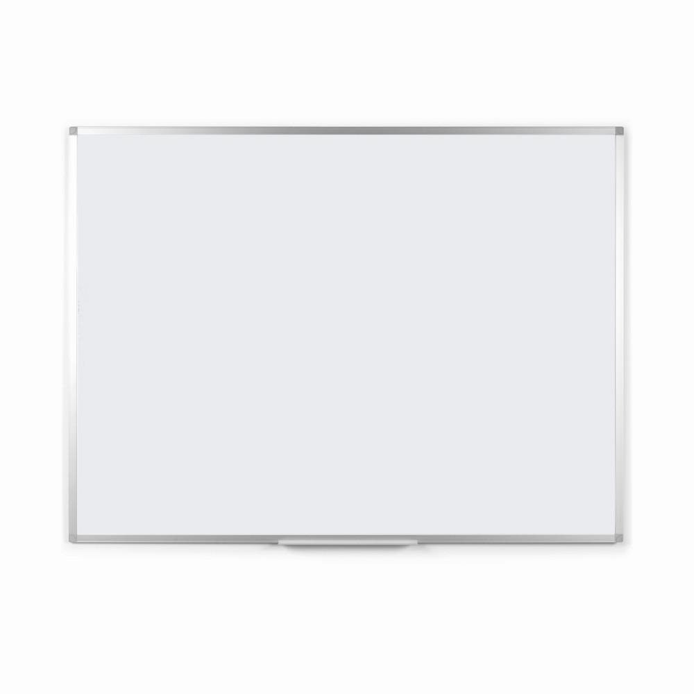 Tableau blanc - surface maille magntique - cadre aluminium - 120 cm x 240 cm