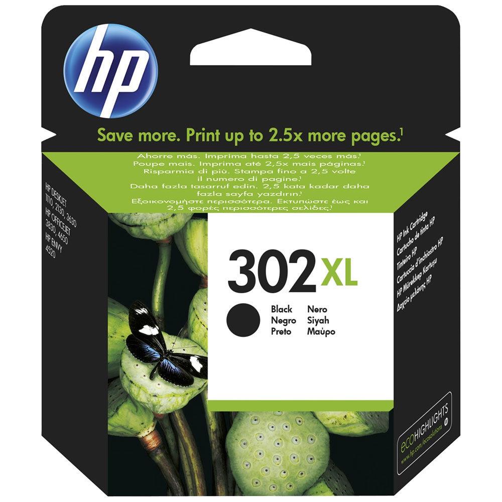 Cartouches pour imprimantes - Hp 302xl cartouche d'encre noire grande capacit authentique