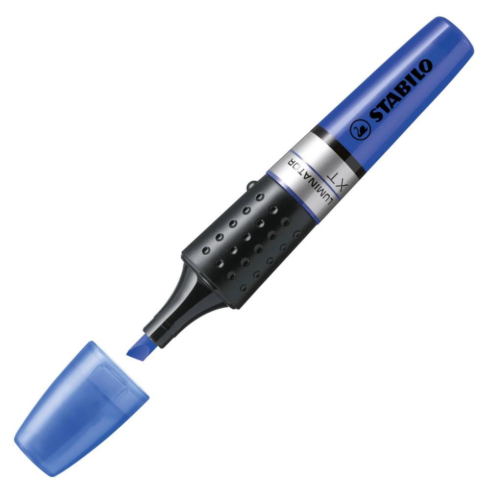 Surligneur STABILO Luminator pointe biseaute 2-5 mm - Bleu