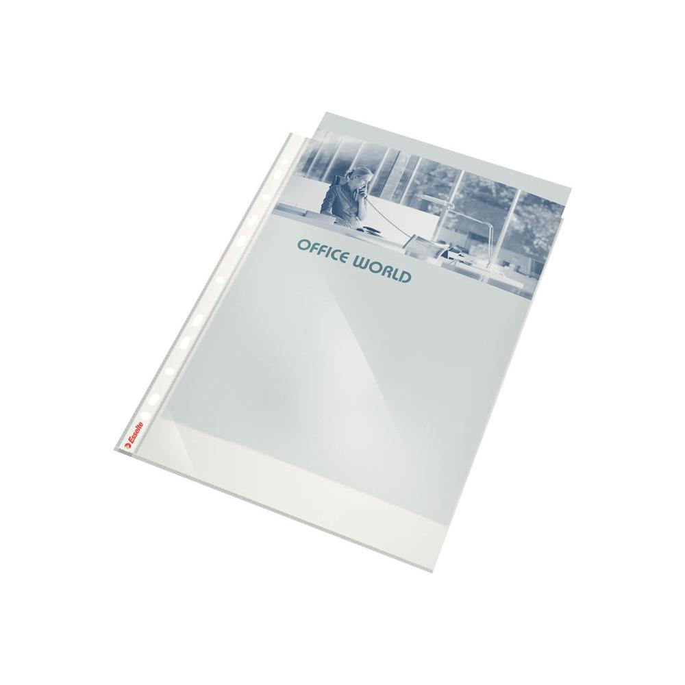 Pochettes perfores polypropylne lisse 8/100e - perforation 11 trous - format A4 - Sachet de 100