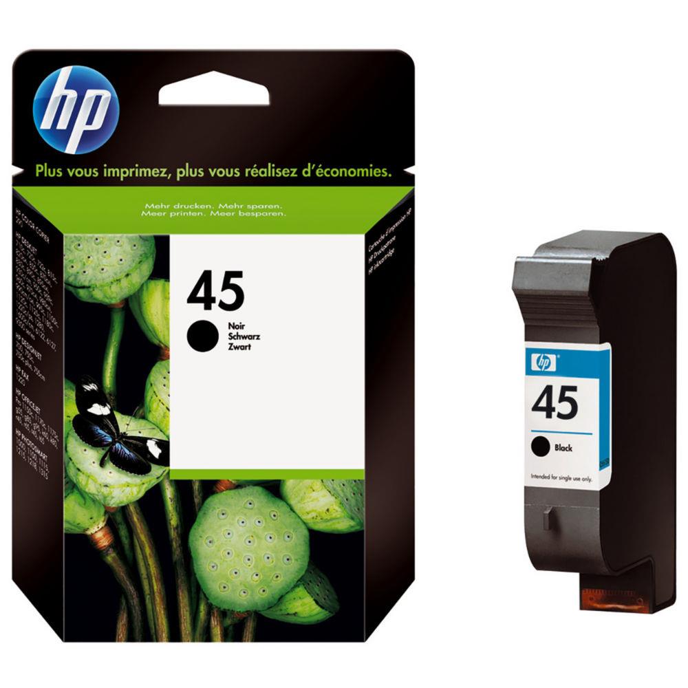 Cartouches pour imprimantes - Hp 45 cartouche d'encre noir authentique grande contenance