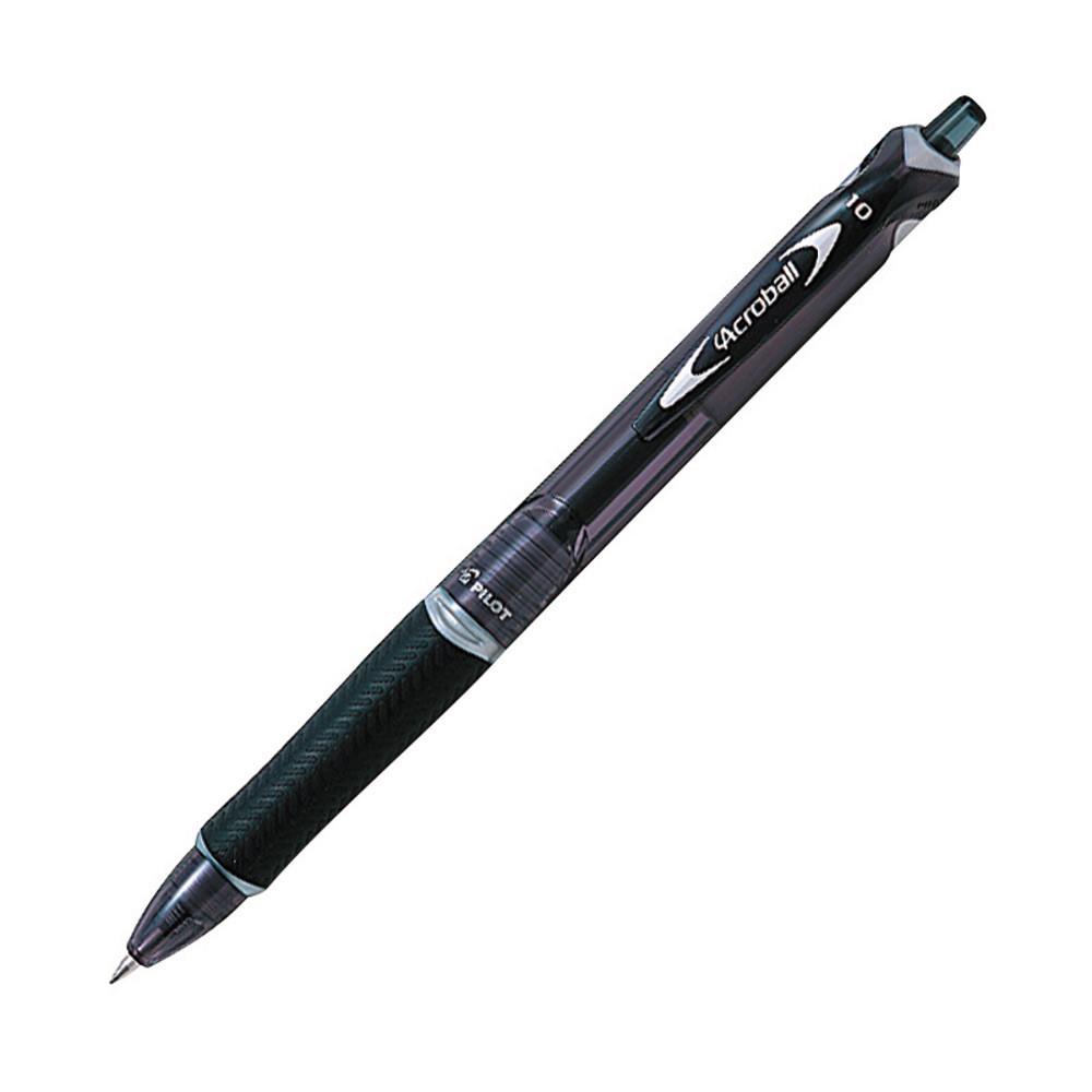 Stylo bille Pilot Acroball - clip mtal - pointe moyenne rtractable - noir