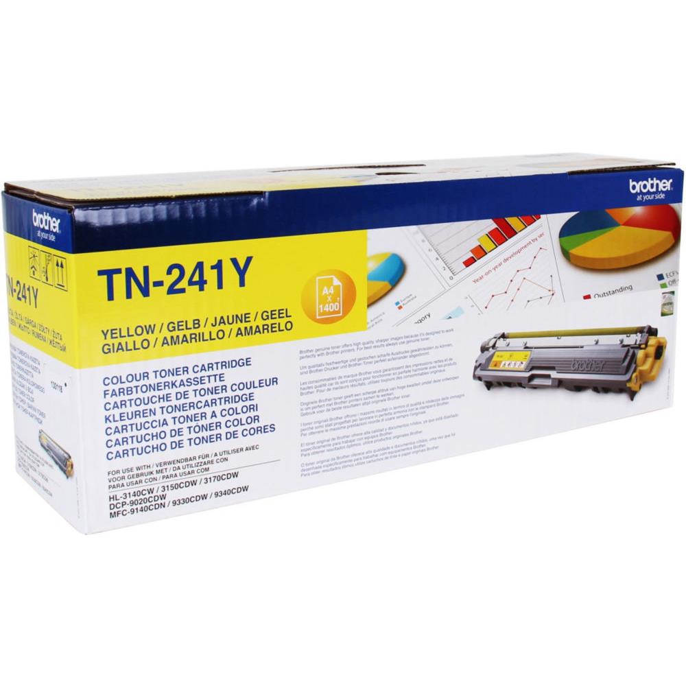 Cartouches de toner - Brother tn-241y - cartouche de toner originale - jaune