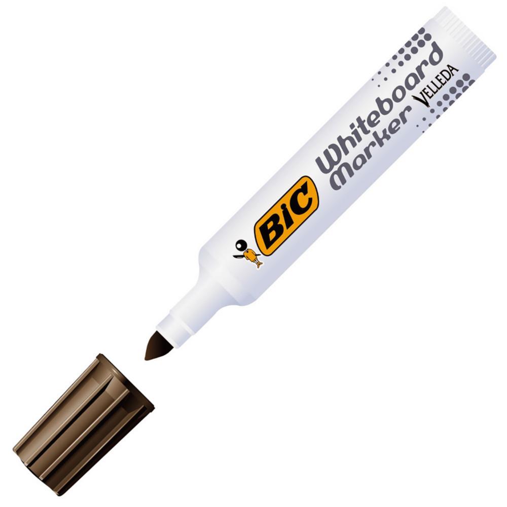 Marqueur effaable  sec Bic Velleda 1711 - pointe ogive - 2,5 mm - noir