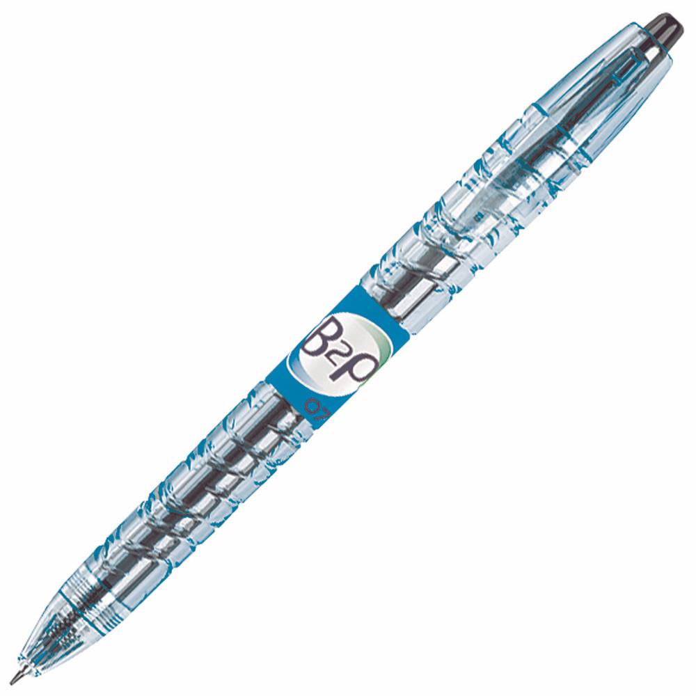 Pilot B2P gel - stylo bille gel - pointe moyenne rtractable - noir