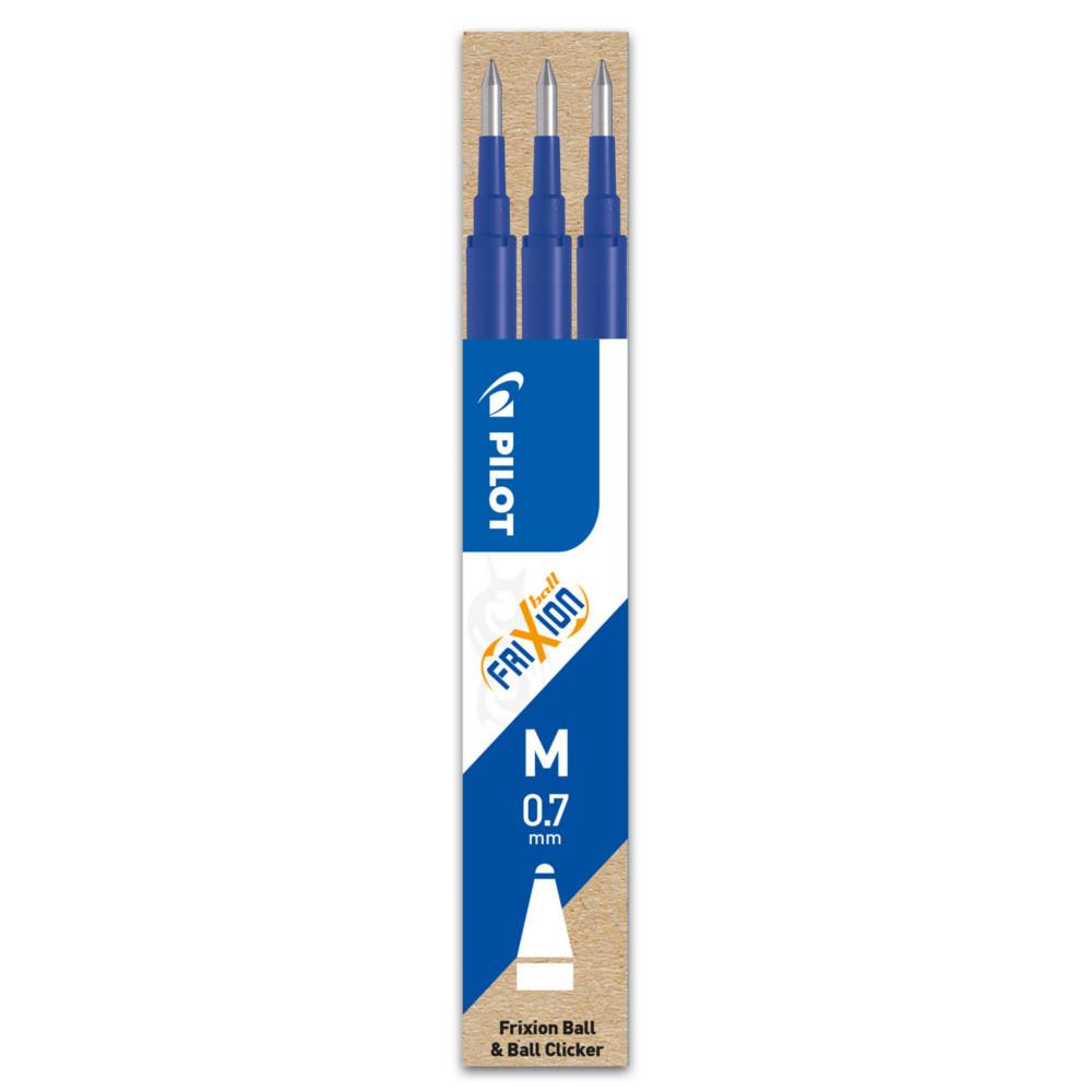 Pochette de 3 Recharges Pilot pour roller Frixion Ball Bleu de Pilot - bleu