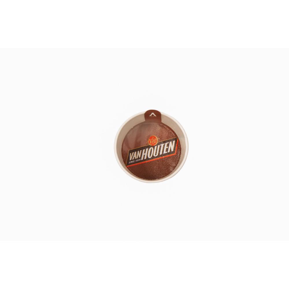 Gobelets carton Opercul�s pr�dos�s Ar�me Cacao Van Houten 18 cl - Lot de 15