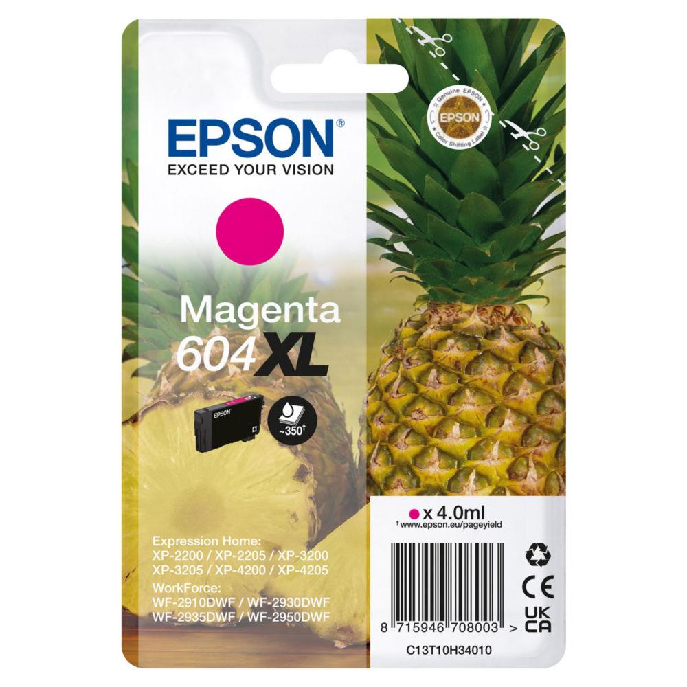 Cartouches pour imprimantes - Epson 604xl cartouche d'encre 1 pice(s) original rendement lev (xl) magenta