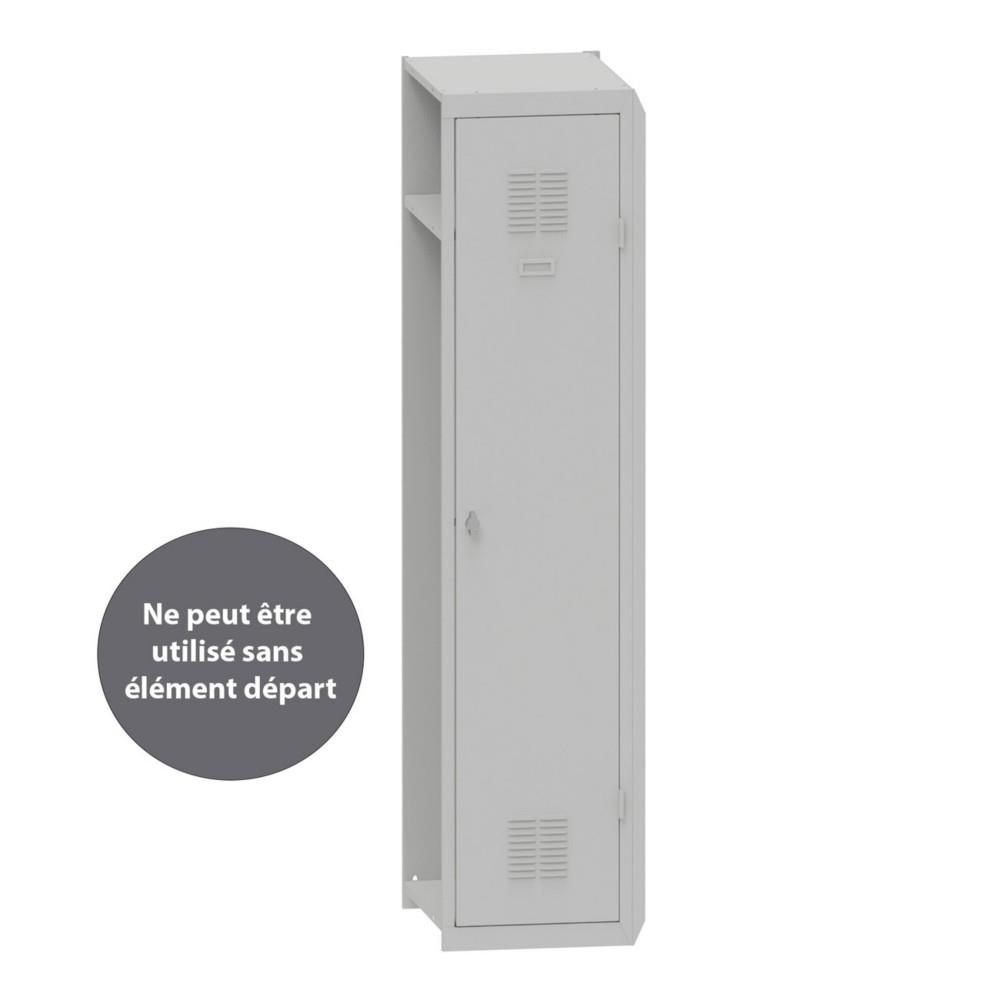 Vestiaire Primo Iso - Industrie salissante - lment suivant - corps gris - portes gris