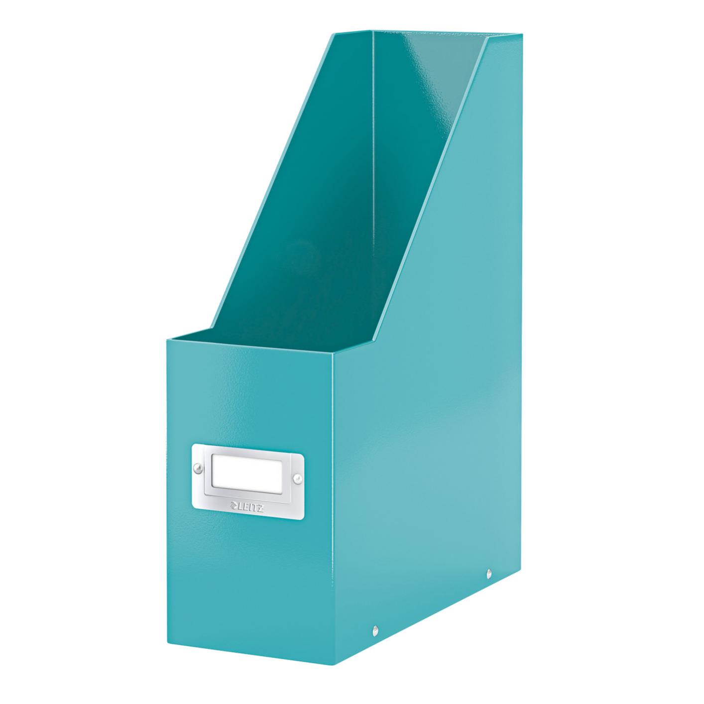 Porte-revues Leitz WOW en carton recouvert polypropylne - dos 10 cm - coloris vert menthe