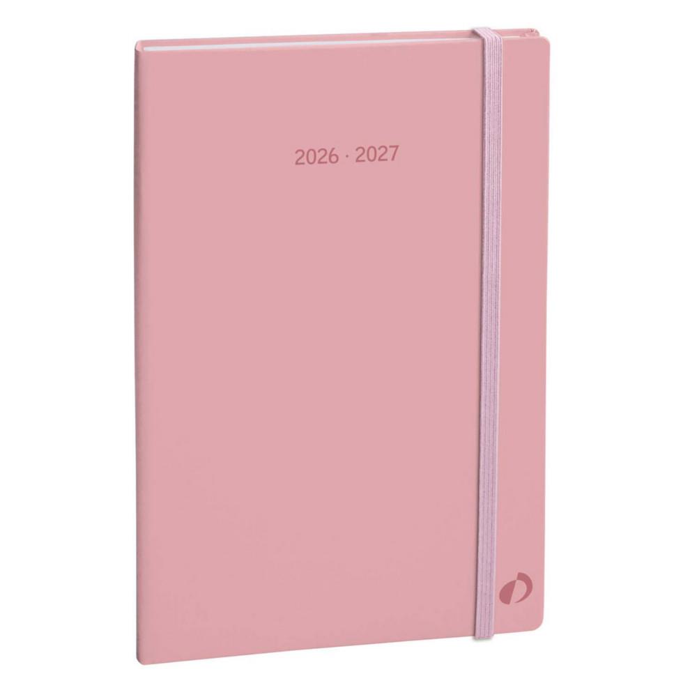 Agenda semainier Quo Vadis Plan Week Ministre - 16 x 24 cm - Pastel Rose - Septembre 2026 � D�cembre 2027