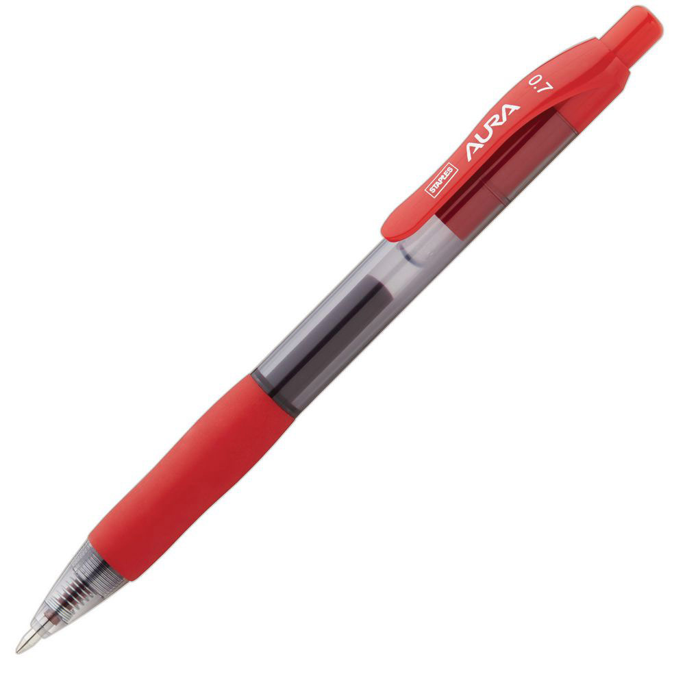 Niapessel Stylo à Bille Noir Rétractable à Encre Gel Lisse 0