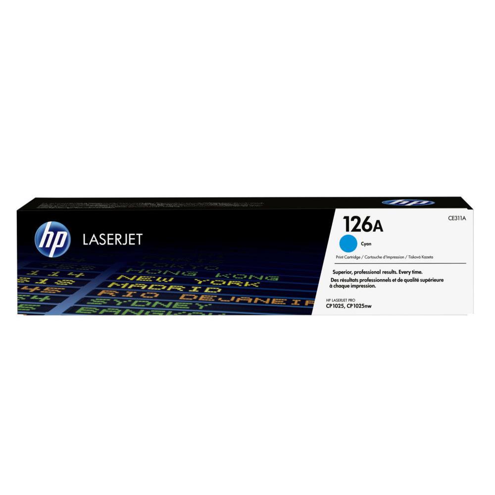 Cartouches de toner - Hp 126a toner laserjet cyan authentique
