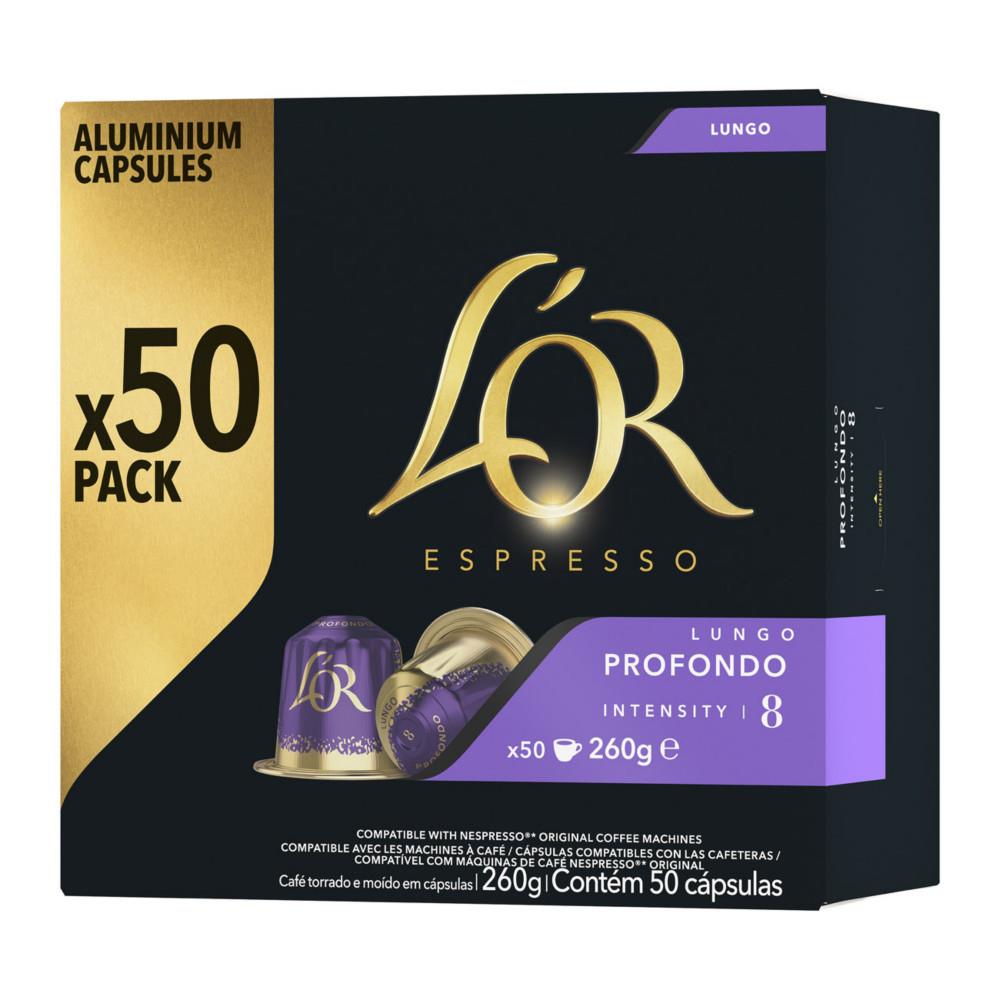 Caf Forza L'OR Espresso - intensit 9 - Bote de 50 capsules
