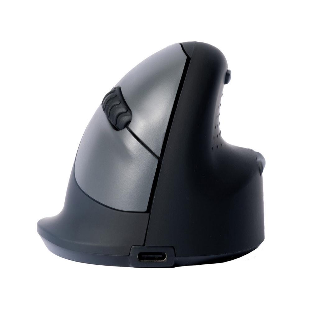 R-go tools souris ergonomique r-go he break avec logiciel de pause, droiter, moyen (longueur main 165-185 mm), bluetooth, noir