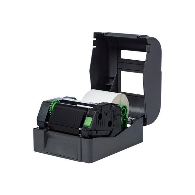 Brother bws-1d300-110 - ruban encreur noir de cire standard  transfert thermique