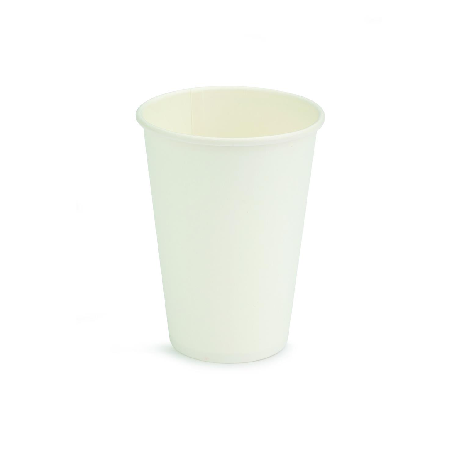 Gobelets en carton jetables - 21 cl - blanc