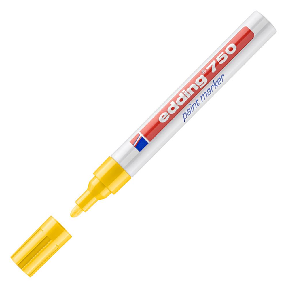 Marqueur peinture Edding E 750 - pointe ogive - jaune