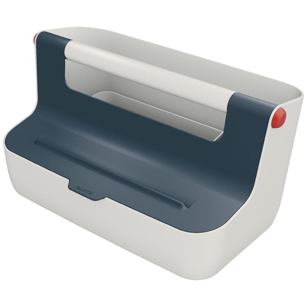 Bote de rangement mobile Leitz Cosy en ABS - Gris