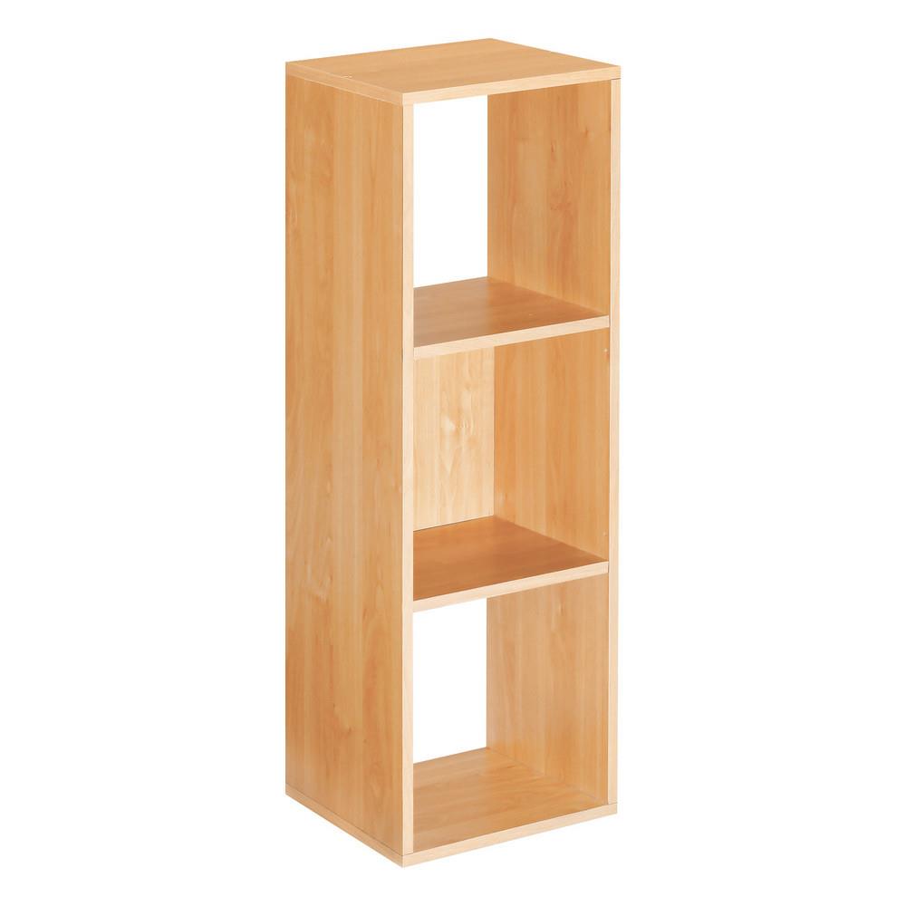 Module biblioth�que multicases classique - 3 cases - h�tre