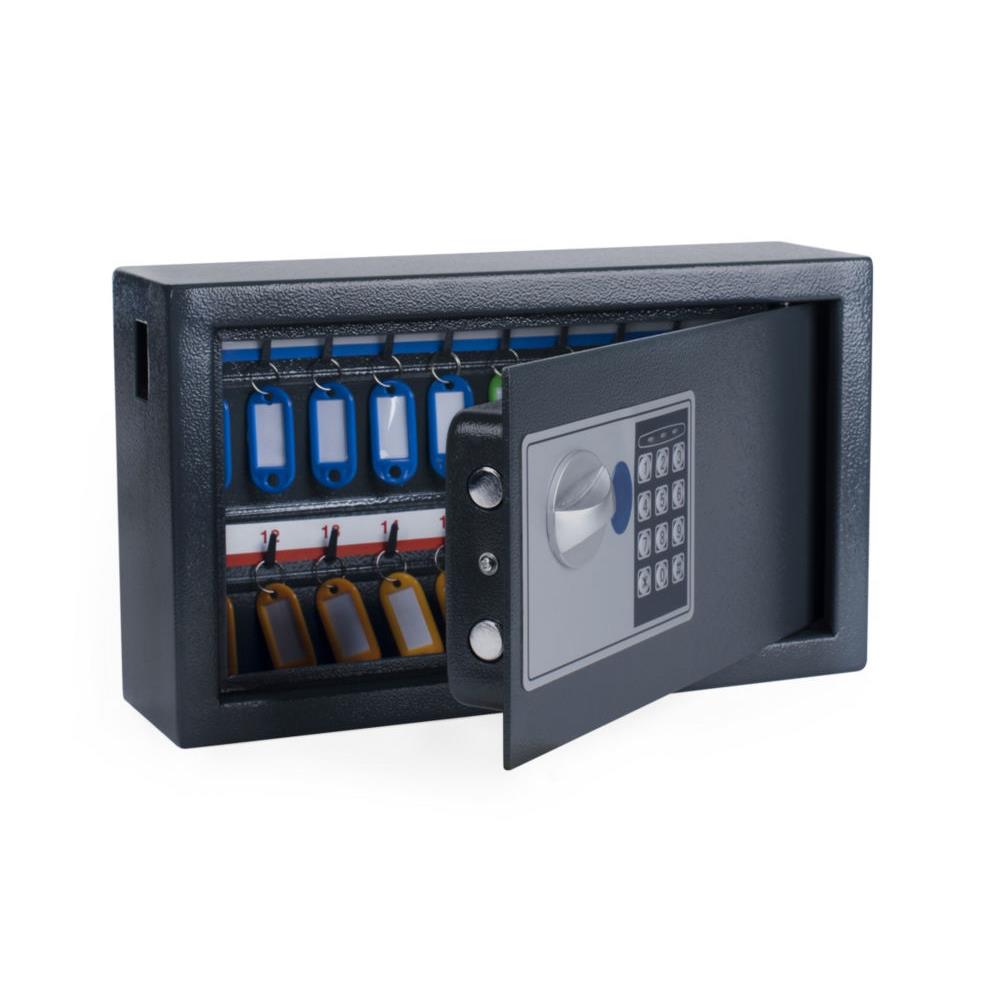 Armoire  cls haute scurit en acier serrure  combinaison lectronique Pavo - 20 cls - gris anthracite