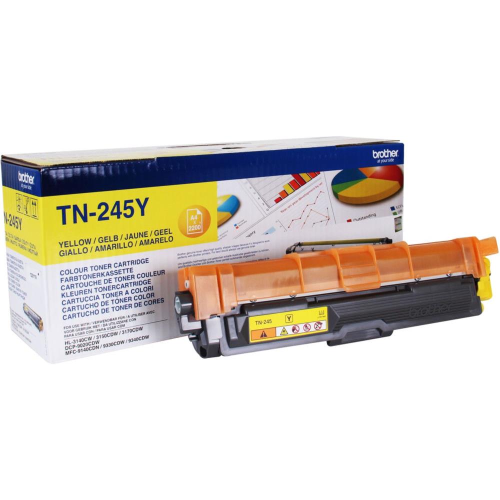 Cartouches de toner - Brother tn-245y - cartouche de toner originale - jaune