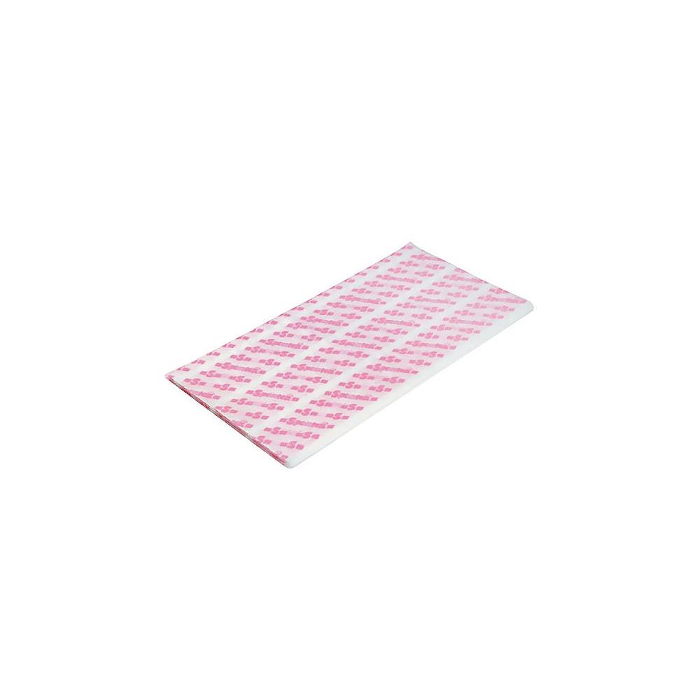 Gazes roses non tisses Spontex - imprgnes pour attirer et retenir la poussire - paquet de 50