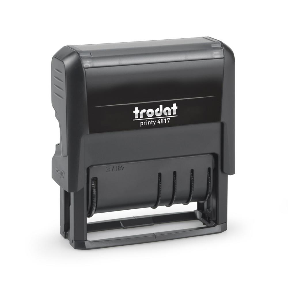 Tampon dateur Trodat multiformules Printy 4817A - 12 formules - 4 mm - Noir