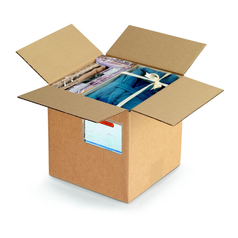 Caisse amricaine RAJA carton simple cannelure - L.int. 20 x l.20 x h.20 cm - Kraft brun - Lot de 25