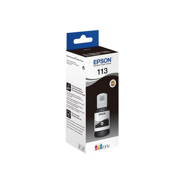 Recharges d'encre pour imprimante - Epson 113 ecotank pigment black ink bottle