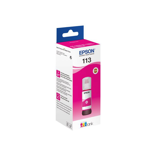 Recharges d'encre pour imprimante - Epson 113 ecotank pigment magenta ink bottle