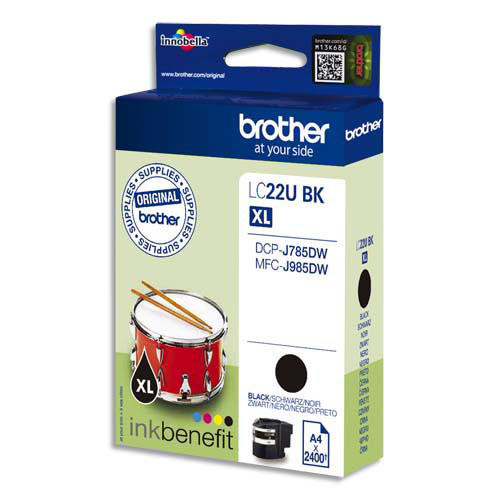 Cartouches pour imprimantes - Brother lc-22ubk cartouche d'encre original rendement lev (xl) noir