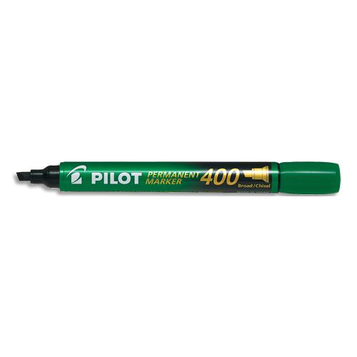 Marqueur permanent Pilot Market 400 - pointe biseaute large - vert