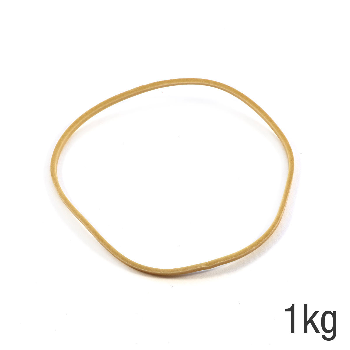 Elastiques - sac de 1kg de caoutchouc blond - format : 100x1.8mm