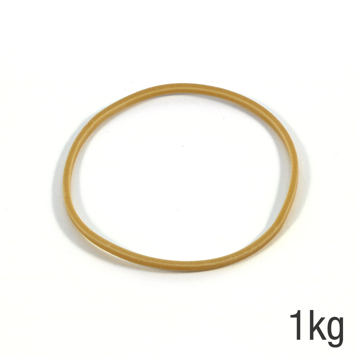 Elastiques - sac de 1kg de caoutchouc blond - format : 80x1.8mm