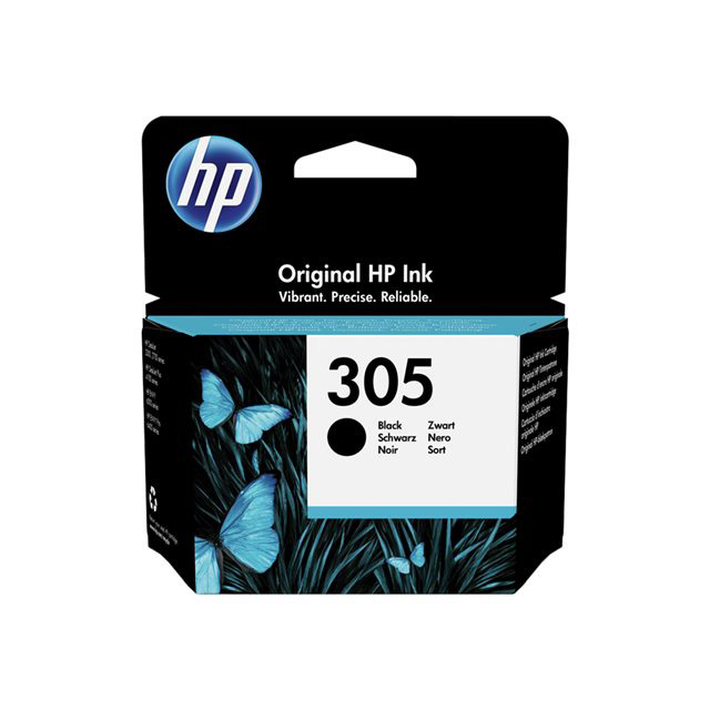 Cartouches pour imprimantes - Hp cartouche d'encre noire 305 authentique