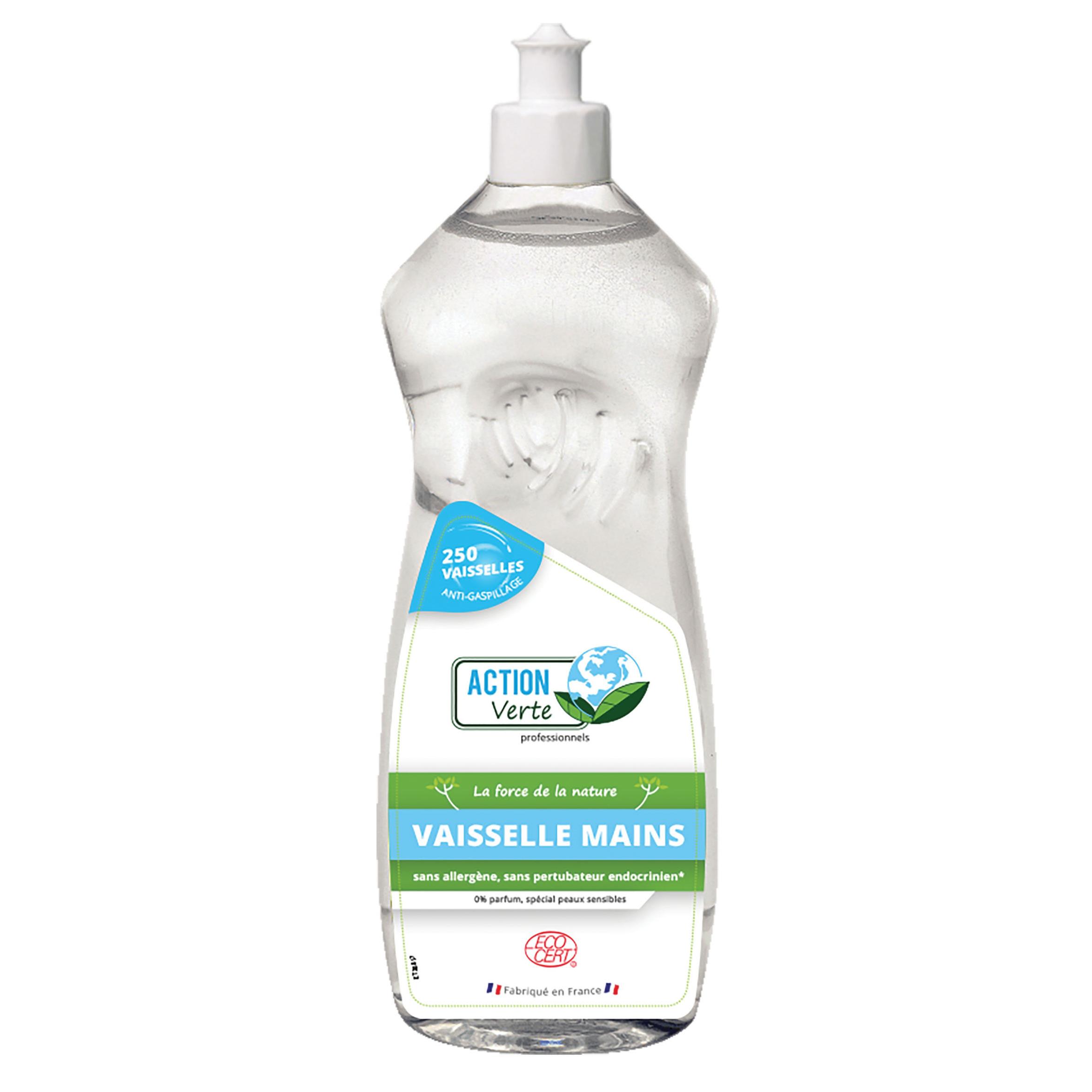 Liquide vaisselle main Action Verte - flacon de 1L