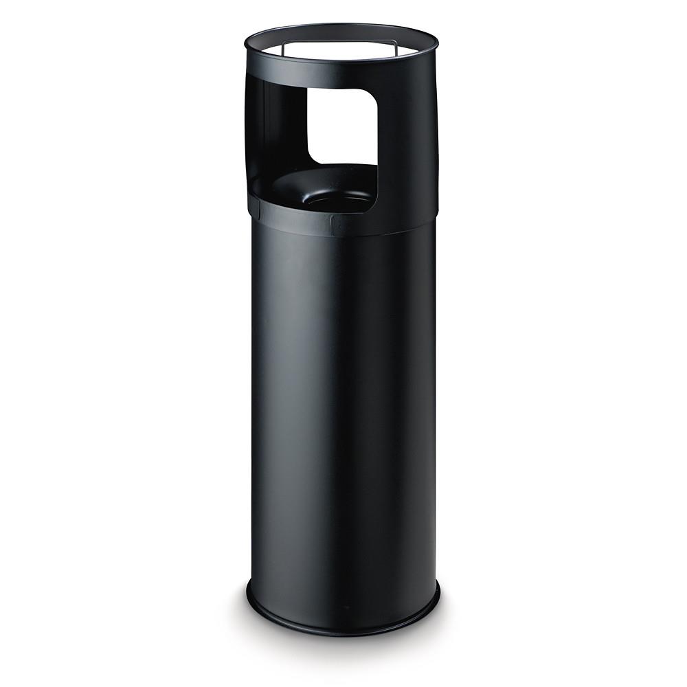 Poubelle cendrier Ash/Trash - 30 L - Noir