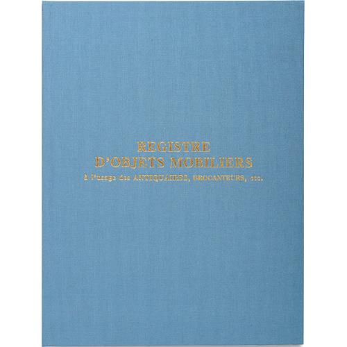 Registre brocanteur et antiquaire Exacompta 100 pages format 32x24cm