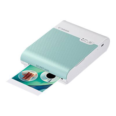Imprimantes photo - Canon selphy imprimante photo couleur portable sans fil square qx10, vert menthe