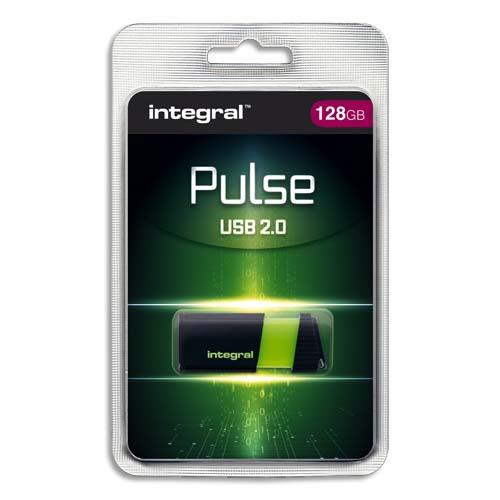 Cl USB 2.0 Integral Pulse - 128 Go - verte