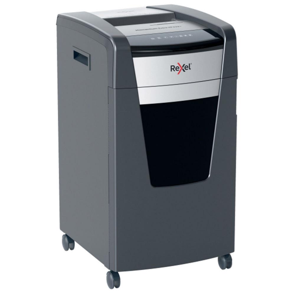 Rexel momentum extra xp422+ destructeur de papier dcoupage en particules 55 db noir