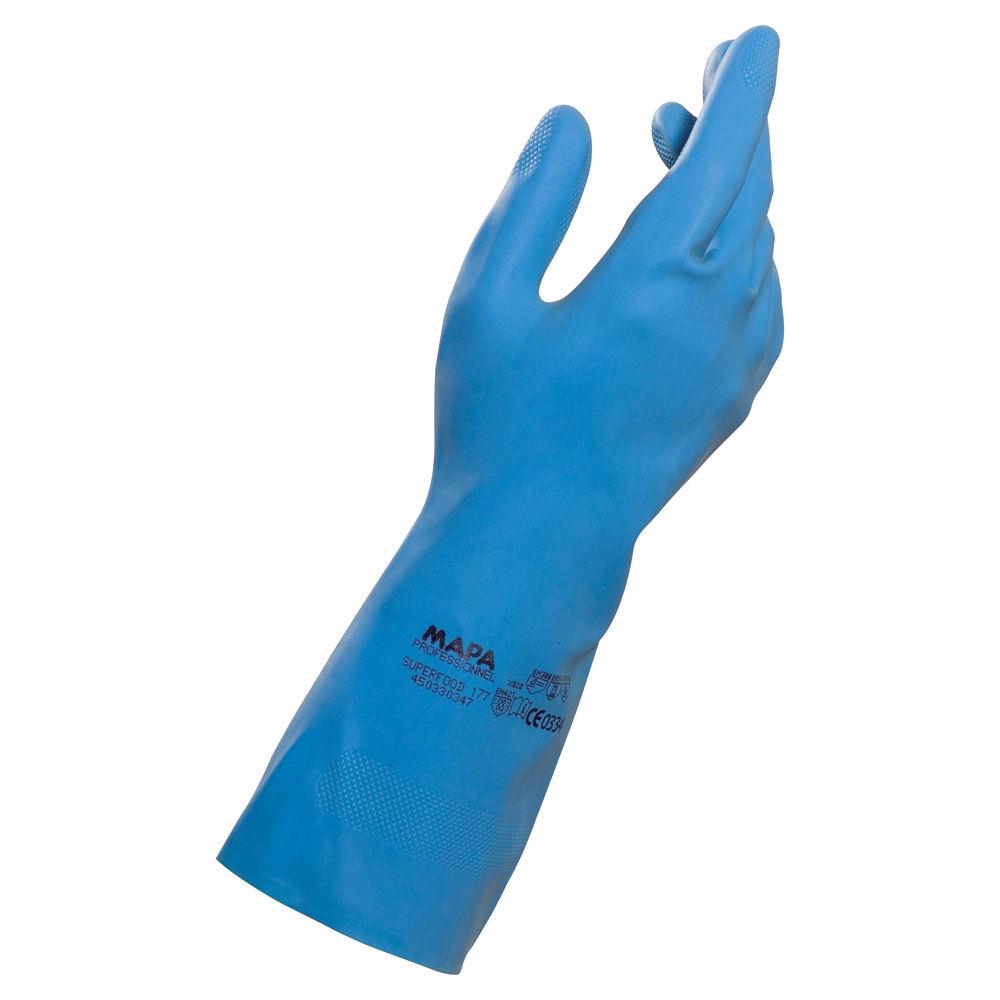 Gants de mnage MAPA Vital 177 - Taille 9 - Bleu