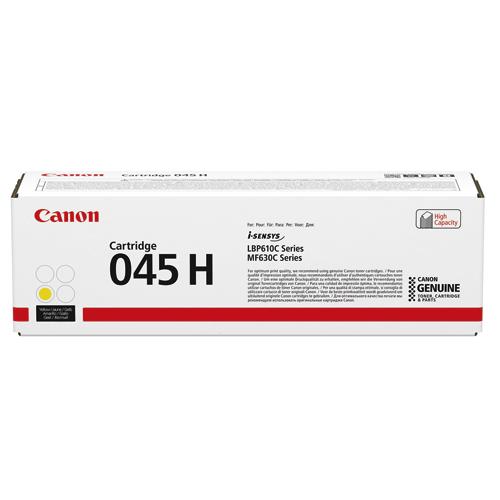 Cartouches de toner - Canon 045 h cartouche de toner 1 pice(s) original jaune